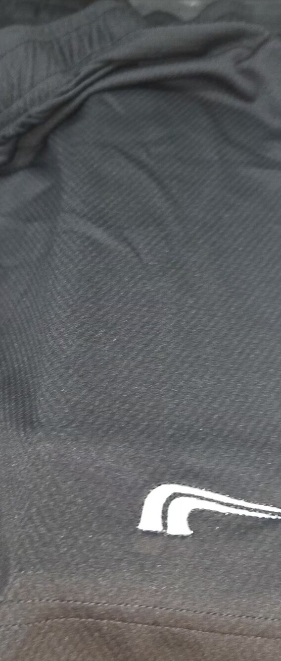 Men's Black Athletic Pants with Subtle Logo